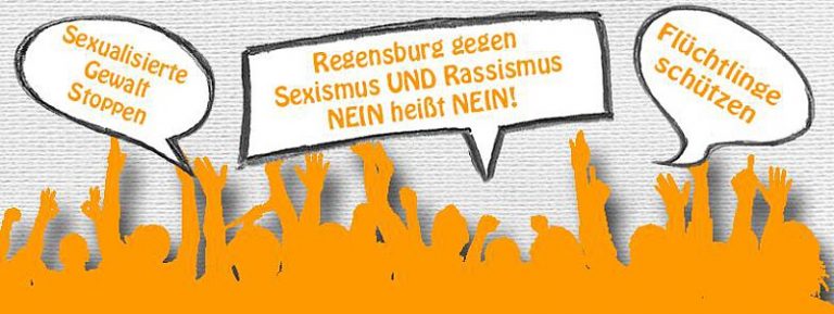 #ausnahmslos gegen Sexismus und Rassismus in Regensburg