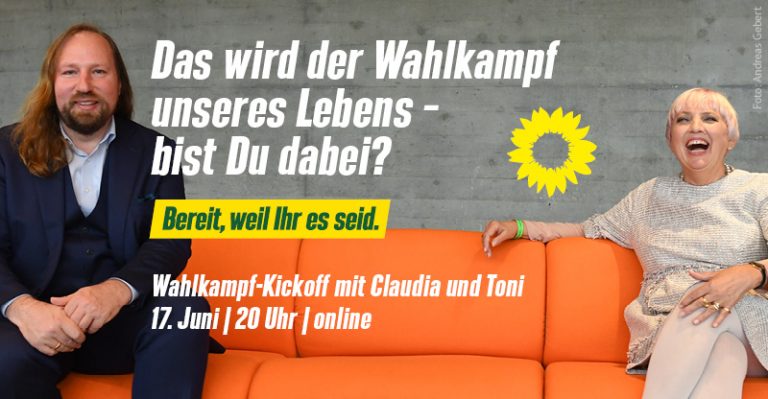 Wahlkampf-Kickoff mit Claudia und Toni