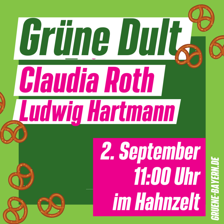 Grüne Dult mit Claudia und Ludwig