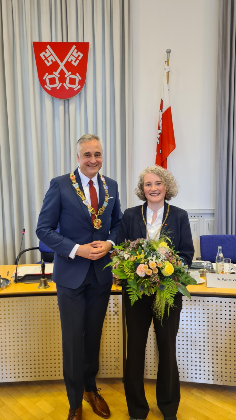 Dr. Helene Sigloch zur zweiten Bürgermeisterin der Stadt Regensburg gewählt!